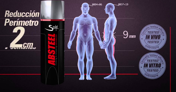 absteel advanced gel dimagrante e tonificante per eliminare gli inestetismi localizzati